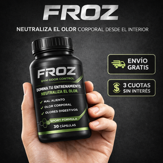 Froz® | Neutraliza el olor corporal desde el interior