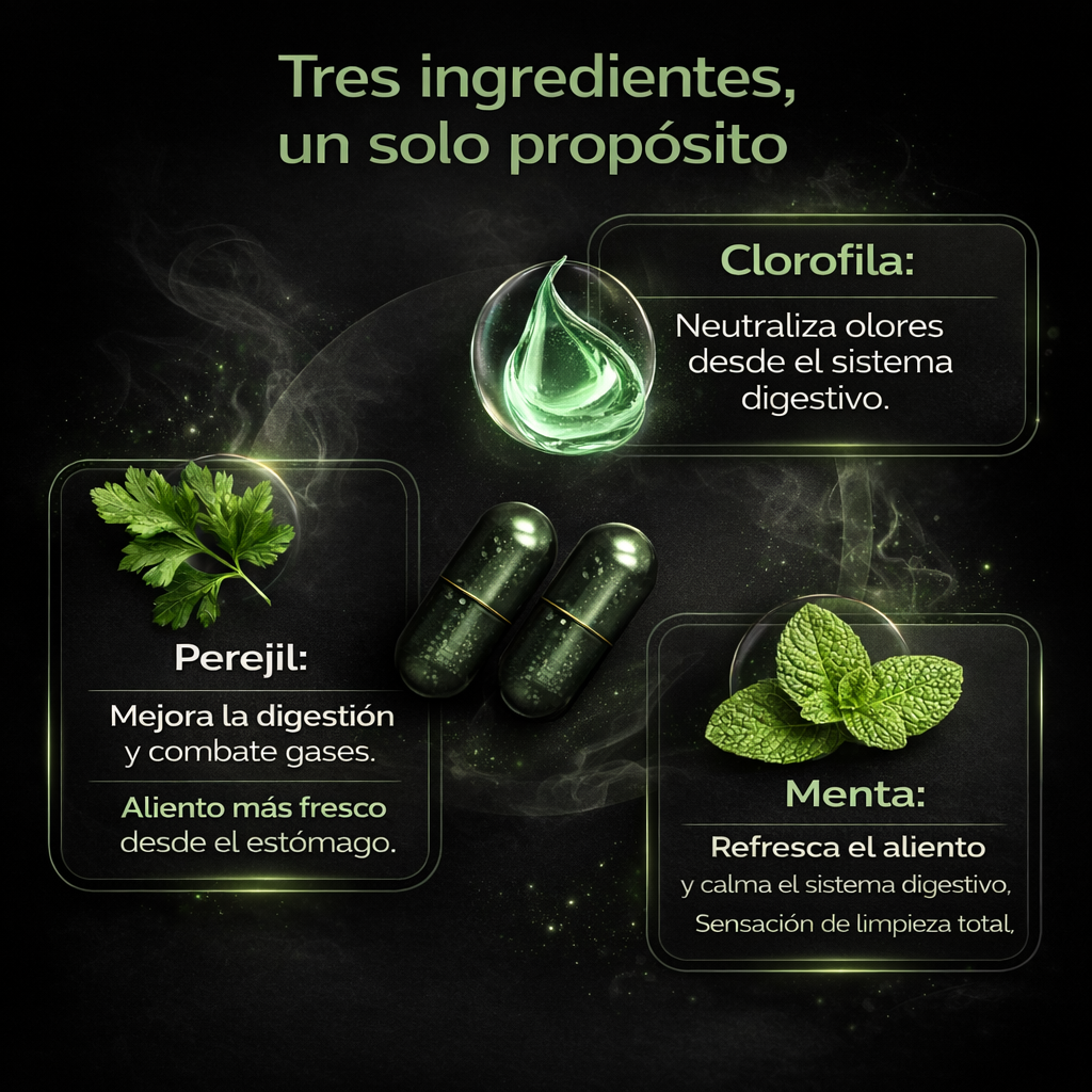 Froz® | Cápsula natural que elimina el mal aliento y mal olor corporal