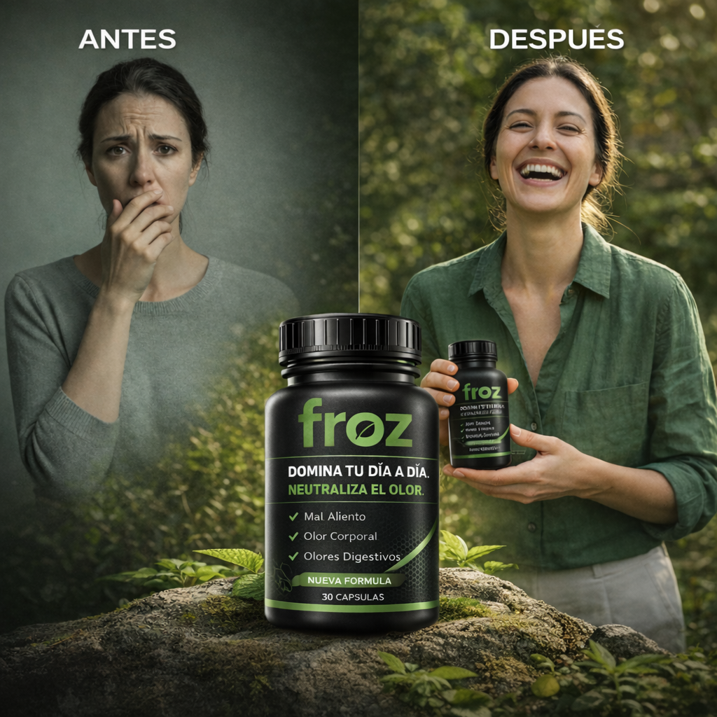Froz® | Cápsula natural que elimina el mal aliento y mal olor corporal